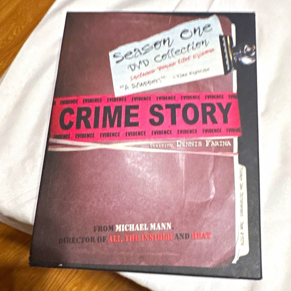Crime Story Complete First Season 1 DVD Dennis Farina Michael Mann Anchor Bay